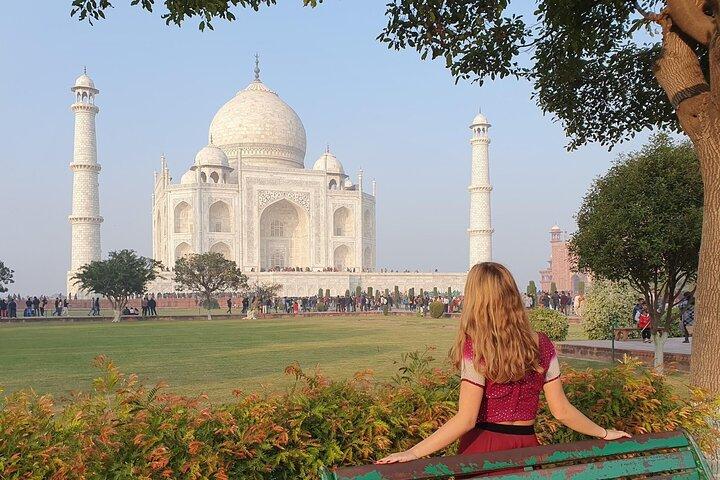 Private Taj Mahal & Agra Übernachtungstour von Jaipur