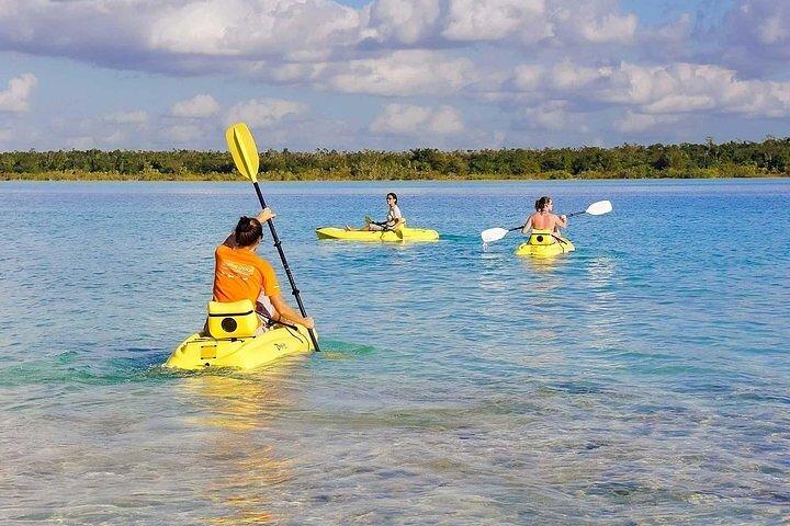 Bacalar 7 Color Lagoon e Famiglia Maya dal porto di Costa Maya