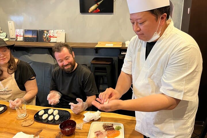 1 and a Half Kyoto Premium Sushi Class near Fushimi Inari Shrine