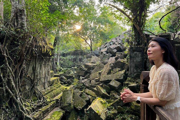 終日プレアヴィヒア、ケル島ツアー、ベンメレア寺院
