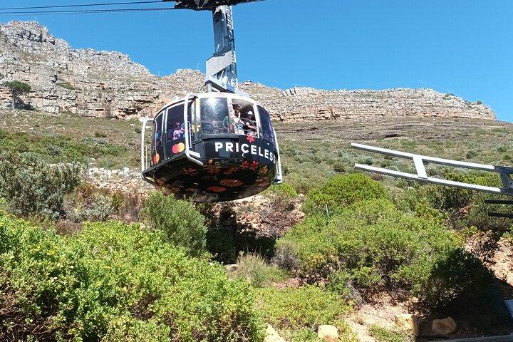 Retourticket voor de Tafelbergkabelbaan van Kaapstad