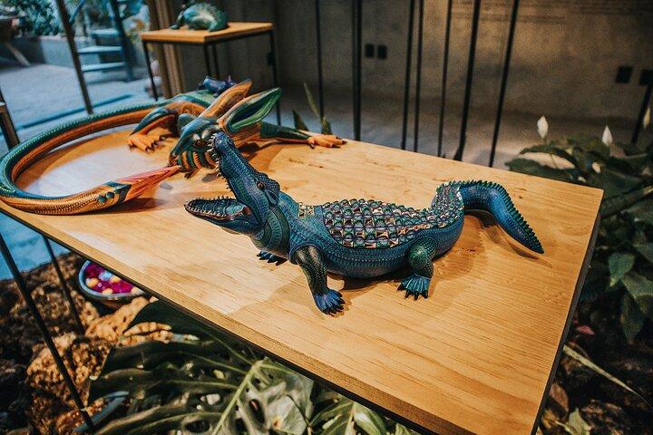 オアハカ発、工芸品と料理がすべて含まれるガイド付き日帰りツアー
