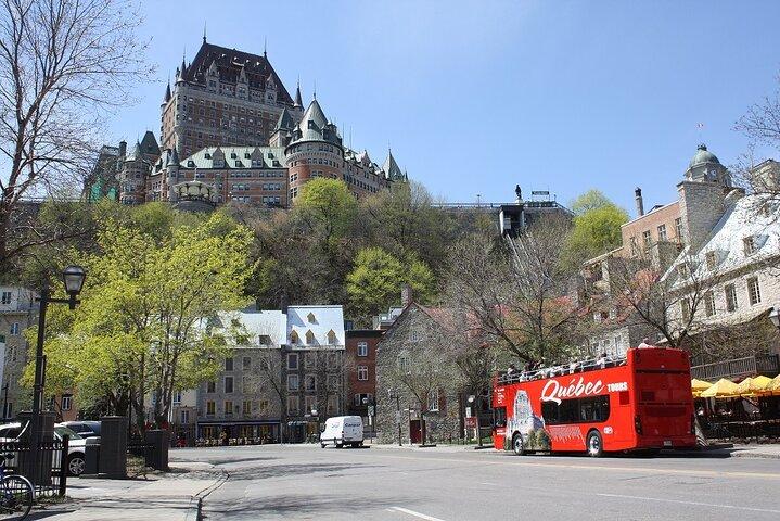 Hop-on hop-off-tur i Gamla Quebec och Montmorencyfallen