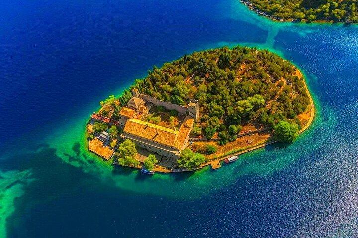 Mljet Island e Odysseus caverna passeio de barco privado