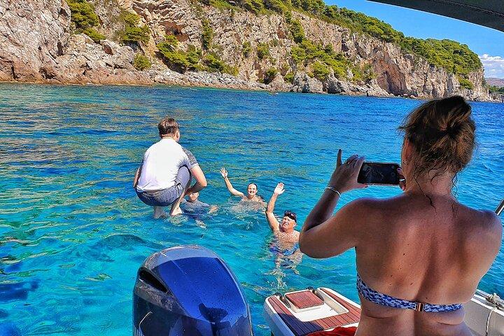 Mljet Island e Odysseus caverna passeio de barco privado