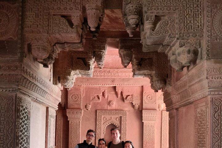 Tour a piedi storico privato a Fatehpur Sikri, in India