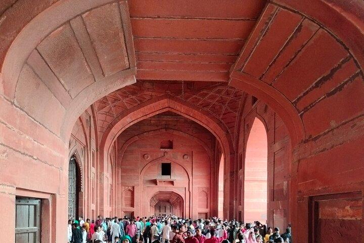 Tour a piedi storico privato a Fatehpur Sikri, in India