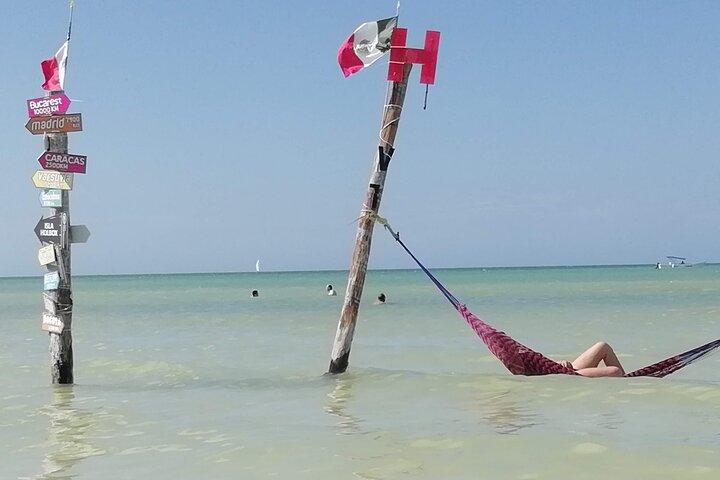 Heldagstur til Isla Holbox og Isla Pasión med Cenote