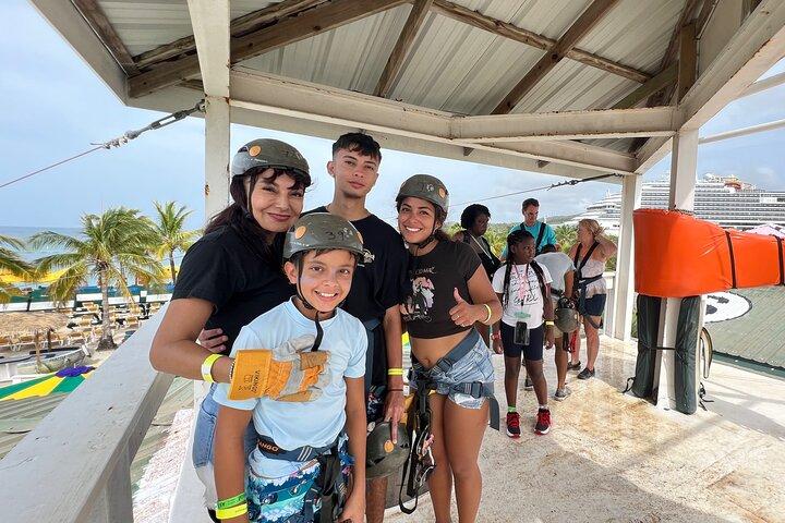 Extreme Zip Line Adventure at Mahogany Bay