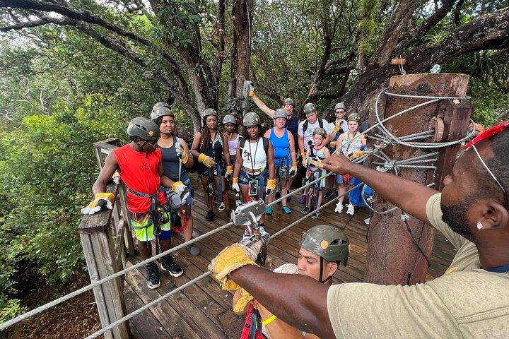 Extreme Zip Line Adventure at Mahogany Bay