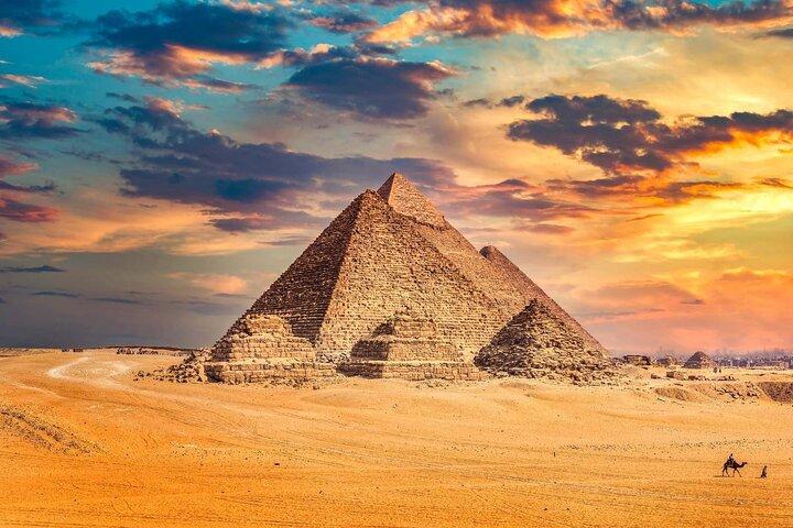 Tour guidato privato del Cairo e Giza con pranzo da Hurghada