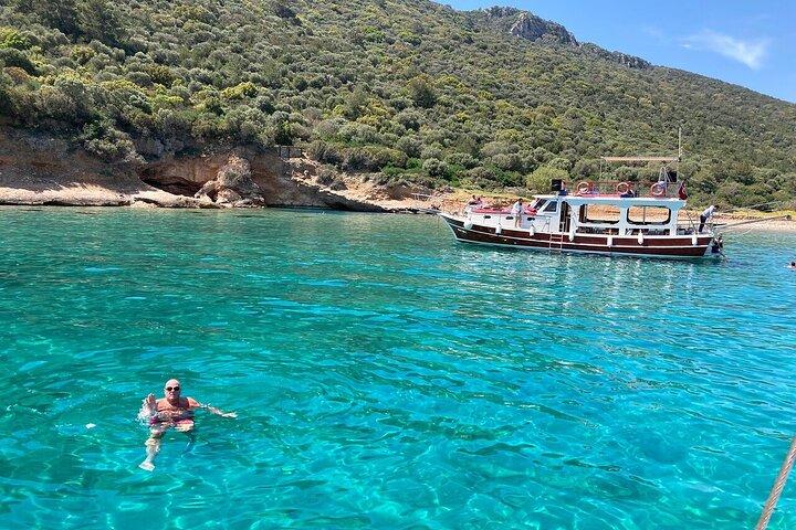 Excursion en bateau sur l'île noire de Bodrum