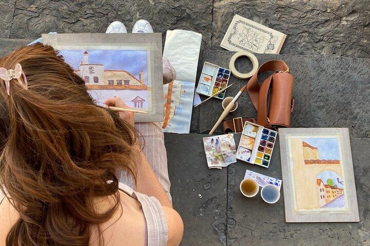 Teken- en aquarelworkshop in het hart van Florence