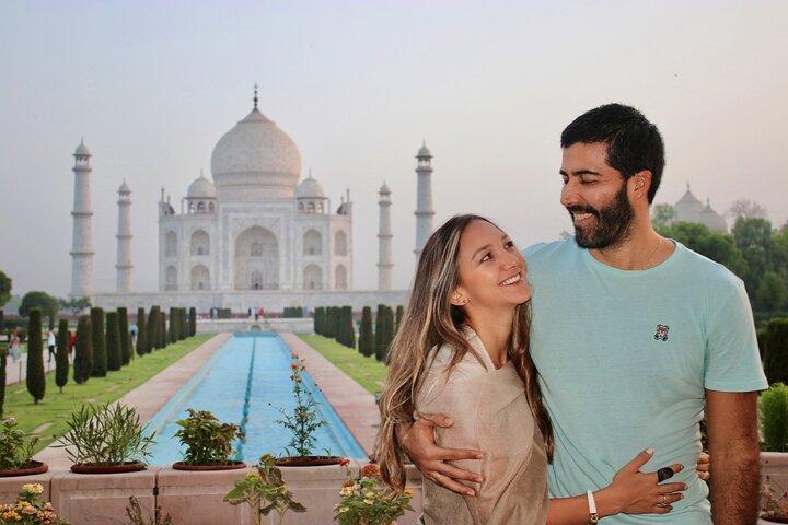Taj Mahal-tur med höghastighetstågupplevelse - All Inclusive