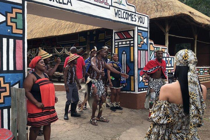 Lion Safari & Lesedi Cultural Village Tour from Johannesburg