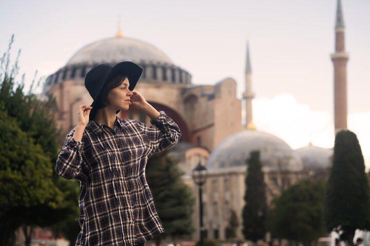 Private Photoshoot at Hagia Sophia and Blue Mosque in Istanbul