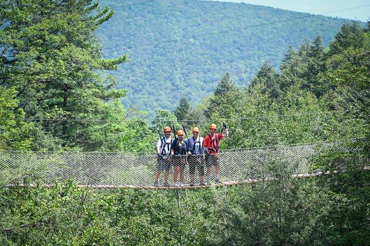 Admissão para atividades de tirolesa em Bristol Mountain