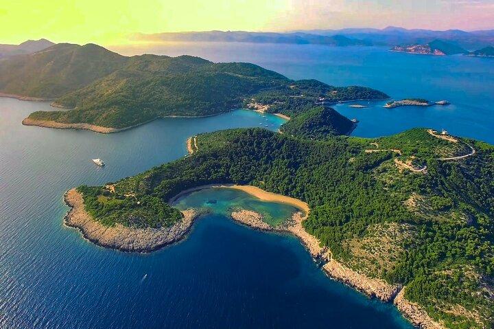 Södra Mljet & västra Elafitiöarna privat båttur