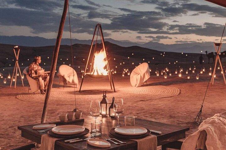 Agafay Desert Evening: Traditional Dinner, Camel Ride & Live Show