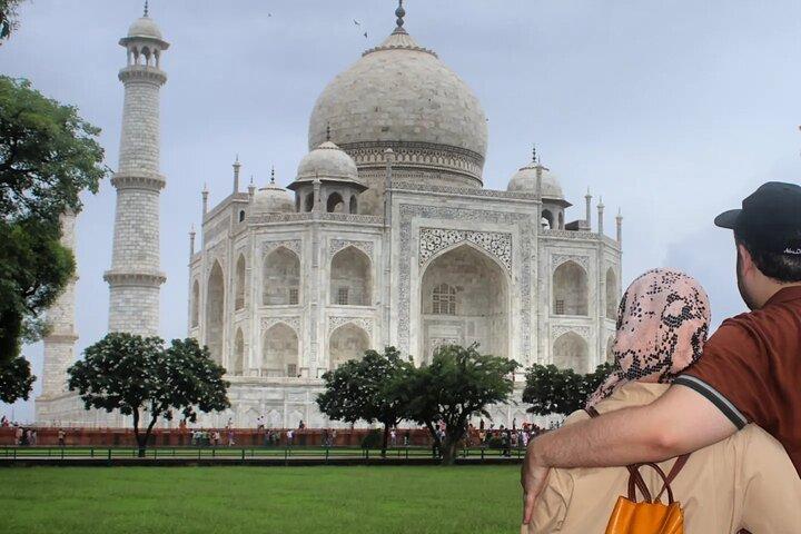 Taj Mahal-tur med höghastighetstågupplevelse - All Inclusive