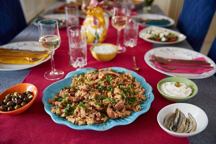 アテネでギリシャ料理教室 料理エディター＆著者イオアンナさん