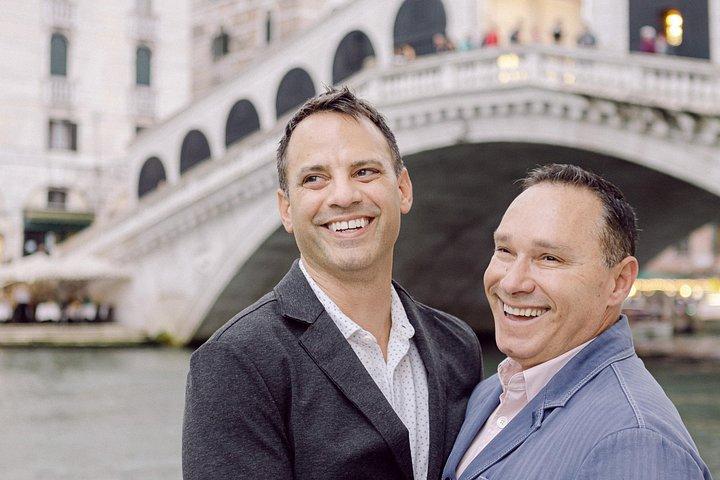 Photoshoot romântico em Veneza