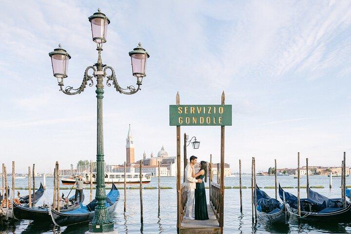 Photoshoot romântico em Veneza