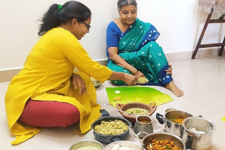Traditionel vegetarisk madlavningskursus i Chennai med Gayathri