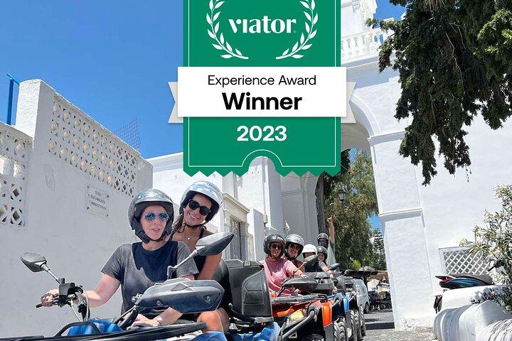 Tour de 10 años Santorini ATV/Quad Experience - Transporte GRATIS