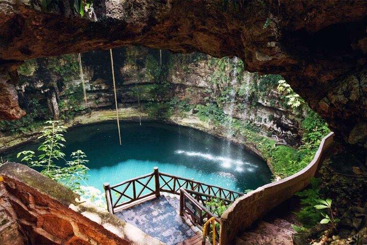 Chichen Itza, Cenote & Valladolid Tour transportation from Cancun