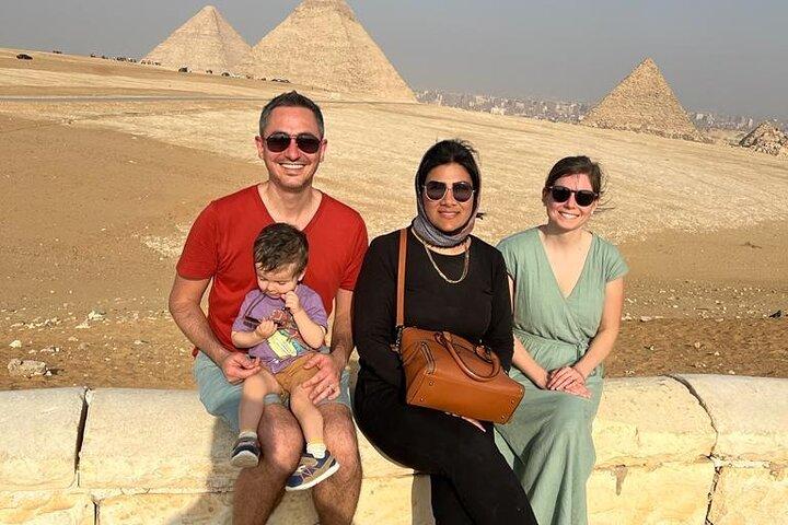 Visite privée: Pyramides de Gizeh, Memphis City & Sakkara Pyramid