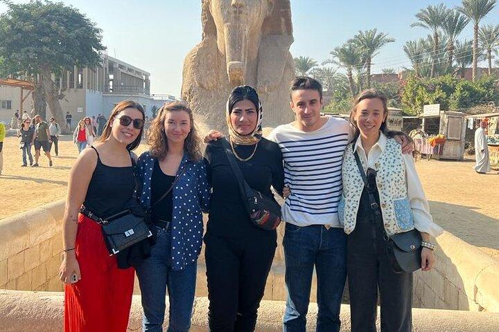 Visite privée: Pyramides de Gizeh, Memphis City & Sakkara Pyramid