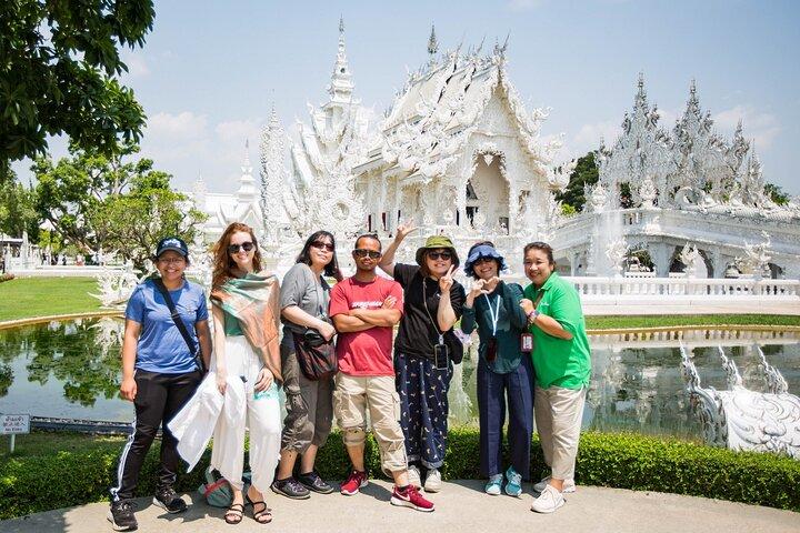 Temple blanc de Chiang Rai, temple bleu et bien plus encore depuis Chiang Mai