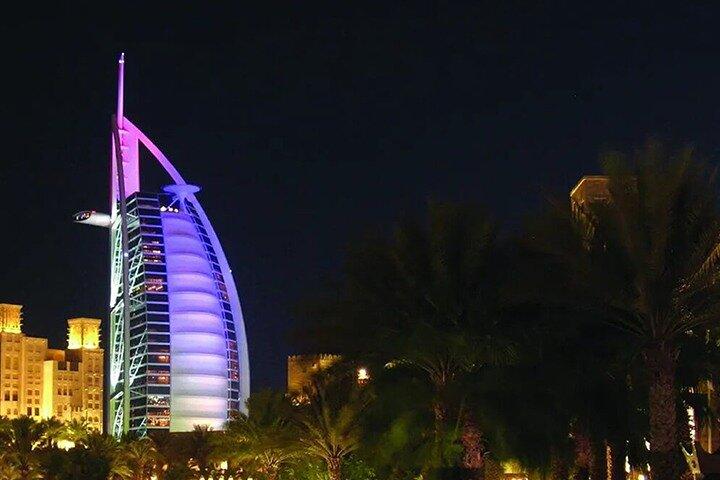 Visite privée de la vie nocturne de Dubaï avec billet Burj Khalifa