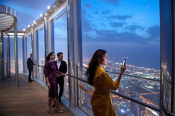 Visite privée de la vie nocturne de Dubaï avec billet Burj Khalifa