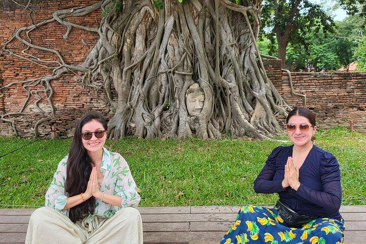 Tour privato ad Ayutthaya, patrimonio dell'umanità con tour in barca