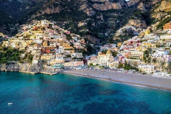 Passeio de barco em Amalfi de Positano a Praiano ou Amalfi. 7 horas