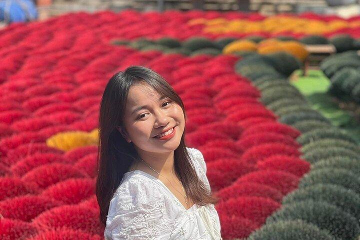 Tour del villaggio di Instagram Incense Quang Phu Cau con Train Street