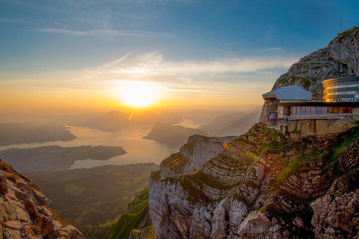 Zurich : Mont Pilatus Golden Trip & Skyglass Roof bus