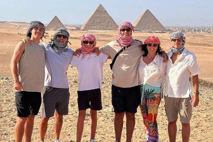 Giza-pyramiderna och National Museum of Egyptian Civilization Tour