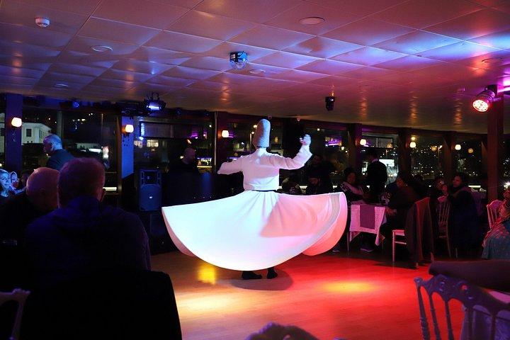 Bosphorus Dinner Cruise Istanbul & Turkish Night Show (Pickup)