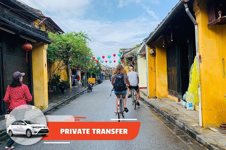 Transferência privada: Aeroporto de Chu Lai de / para o centro da cidade de Hoi An