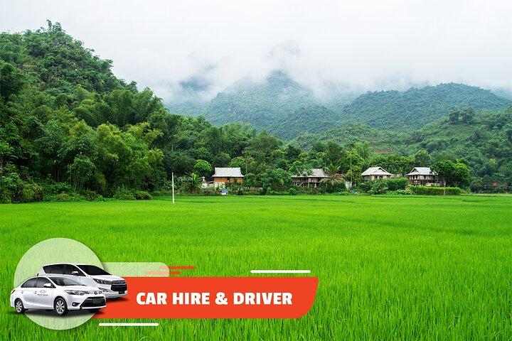 Autoverhuur en chauffeur: de hele dag naar Mai Chau vanuit Ha Noi