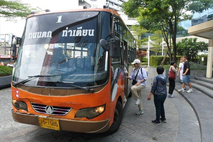 Bangkok: stadshoogtepunten tempel- en marktwandeling