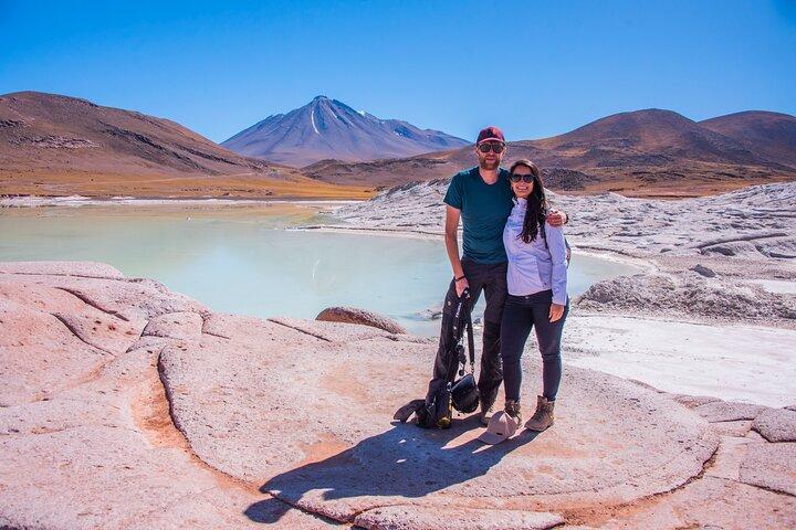 Altiplano-Lagunen, Atacama-Salzwüste, Dörfer und rote Steine