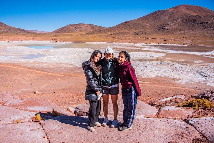 Altiplano-Lagunen, Atacama-Salzwüste, Dörfer und rote Steine