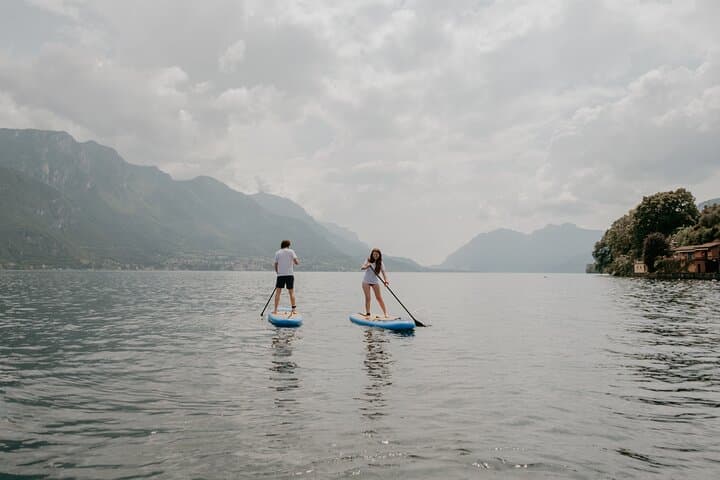 Private Stand Up Paddle Boarding Experience in Lake Como Bellagio