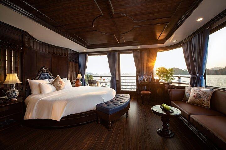 V.I.P Suite-hut op luxe 5-sterrencruise in Halong Bay (2D/1N)