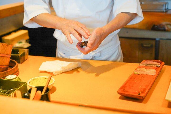 Tour gastronómico nocturno con sushi y Okonomiyaki Shibuya