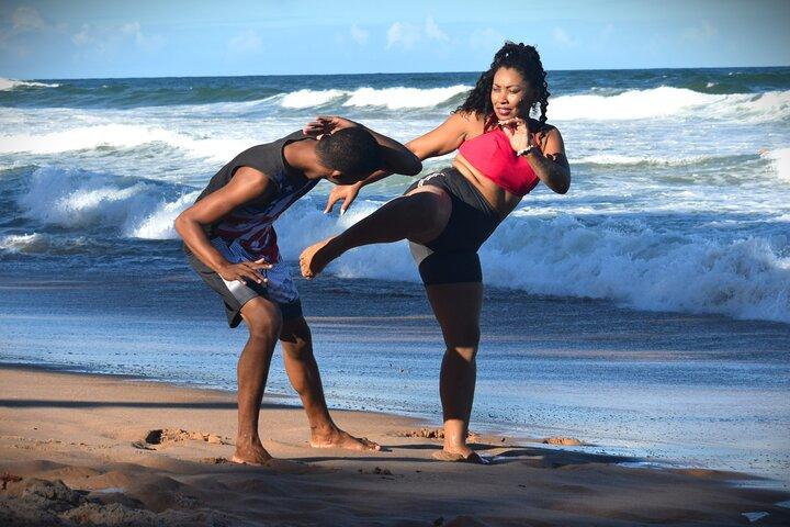 Capoeira Class Beach Training Salvador Abrantes